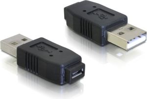 Adapter USB Delock microUSB - USB Czarny  (65029) 1