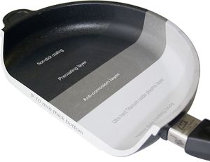 Patelnia AMT-Gastroguss Tytanowa 32cm 3