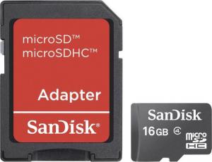 Karta SanDisk MicroSDHC 16 GB Class 4  (SDSDQM016GB35A) 1