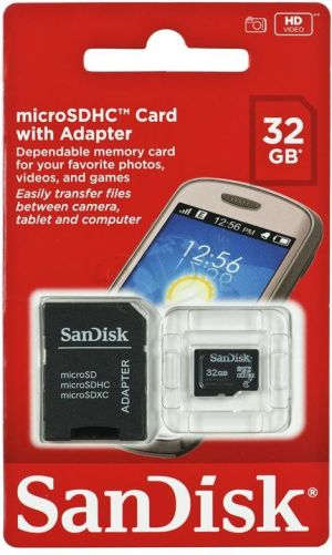 Karta SanDisk MicroSDHC 32 GB Class 4  (SDSDQM032GB35A) 1