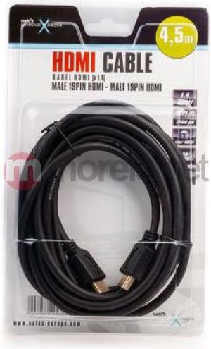 Kabel Natec HDMI - HDMI 4.5m czarny (NKA0367) 1
