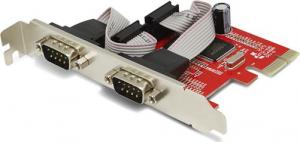 Kontroler Unitek PCIe x1 - 2x RS-232 (Y-7504) 1