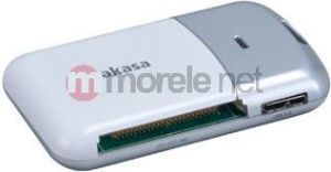 Czytnik Akasa USB 3.0 multi card reader Srebrny AK-CR-05U3SL 1