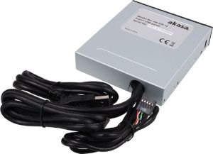 Akasa Panel USB 2x 3.0 2x 2.0 3.5 Cala - czarny AK-ICR-12 2
