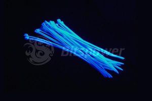 BitsPower Opaski na kable 120mm 20 szt - UV niebieskie ( BP-UVCT-1 ) 1