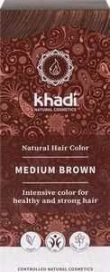Khadi Henna do włosów Natural Hair Color Medium Brown 100g 1