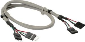 InLine USB 4 pin - USB 4 pin, 0.3m, Szary (33440C) 1