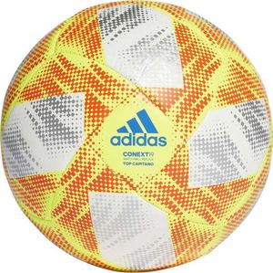 Adidas Piłka nożna Conext 19 Top Capitano biała r. 5 (DN8636) 1