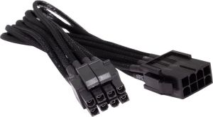 Nzxt Przedłużacz ATX/EPS 4+4-Pin 25cm - opływowy czarny ( CB-8P ) 1