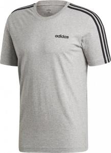 Adidas Koszulka męska Essentials 3 Stripes Tee M szara r. L (DU0442) 1