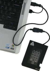 Dysk zewnętrzny SSD Apricorn Aegis Padlock Fortress 512GB Czarny (A25-3PL256-S512F) 2