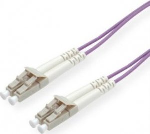 Roline ROLINE LWL- Cable 50/125µm OM4, LC/LC, violet 1m (21.15.8751) 1