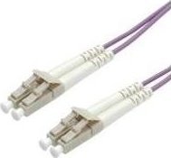 Roline ROLINE LWL- Cable 50/125µm OM4, LC/LC, violet 0,5m (21.15.8750) 1