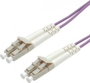 Roline ROLINE LWL- Cable 50/125µm OM4, LC/LC, violet 15m (21.15.8756) 1