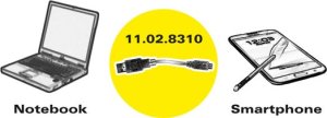 Roline ROLINE USB 2.0 Cable, Type A ST - Micro B ST 0,15 m (11.02.8310) 2