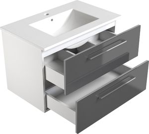 UAB KAME szafka podumywalkowa Allegro 76 cm, błyszczący szary (8728794) 2