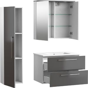 UAB KAME szafka podumywalkowa Allegro 76 cm, błyszczący szary (8728794) 3