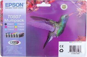 Tusz Epson Zestaw tuszy T0807 Easy Mail Packaging 6 kolorów (C13T08074510) 1