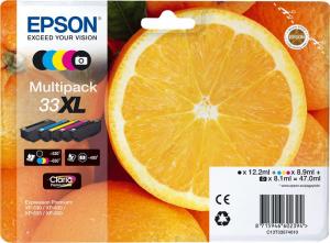 Tusz Epson 33XL (Black,Photo Black,Cyan, Magenta, Yellow) 1