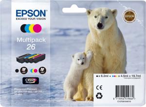 Tusz Epson 26 Multipack (cmyk) 1