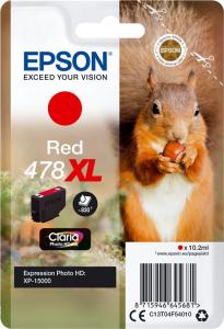 Tusz Epson Epson 478XL - 10,2 ml - High Capacity - red - Original - Ink cartridge - for Expression Photo XP- 8500, XP- 8500 Small- in- One (C13T04F54010) 1