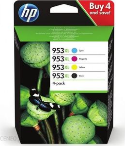 Tusz HP HP 953XL - 4er- Pack - Height productivity - black, yellow, Cyan, Magenta - Original - Ink cartridge (3HZ52AE) 1