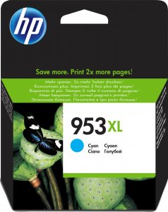 Tusz HP HP 953XL - 20 ml - Height productivity - Cyan - Original - Ink cartridge - for Officejet Pro 7720, 7730, 7740, 8218, 8710, 8715, 8720, 8725, 8730, 8740, 8745 1