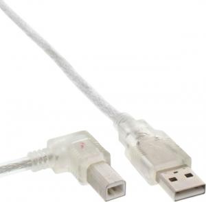 Kabel USB InLine USB-A - 0.3 m Przezroczysty (34516L) 1