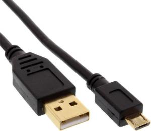 Kabel USB InLine USB-A - 0.3 m Czarny (31703P) 1