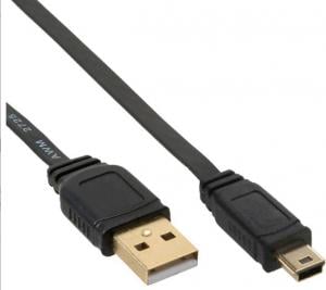 Kabel USB InLine USB-A - 0.3 m Czarny (31803F) 1
