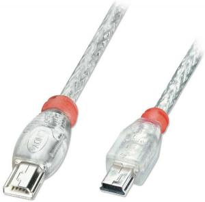 Kabel USB Lindy Mini-USB, Type A (M) - Mini-USB, Type B (M) - 2.0m (31634) 1