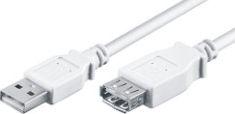 Kabel USB M-CAB USB-A - 0.6 m Biały (7200296) 1