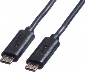 Kabel USB Roline microUSB - microUSB 0.3 m Czarny (JAB-2370359) 2