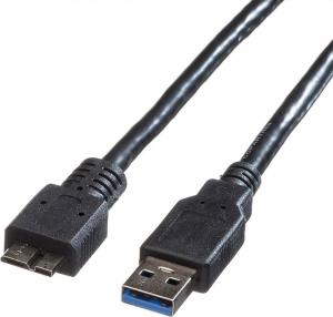 Kabel USB Roline USB-A - 3 m Czarny (JAB-2198245) 1