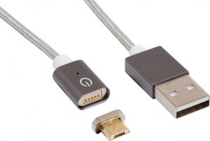 Kabel USB Realpower Magnetic USB (M) na Micro-USB type B (M)1 m 1