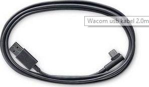 Kabel USB Wacom USB-A - USB-C 2 m Czarny (ACK42206) 1