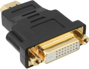 Adapter AV InLine HDMI - DVI-D czarny (17670P) 1