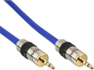 Kabel InLine RCA (Cinch) - RCA (Cinch) 5m niebieski (99955P) 1