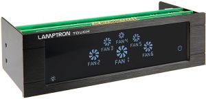 Lamptron Panel FC Touch Fan Controller 5,25" - czarny ( LAMP-FC0092H ) 1