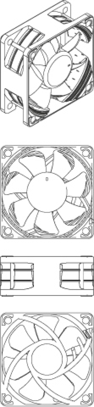 Wentylator Noctua NF-A6x25 FLX 7