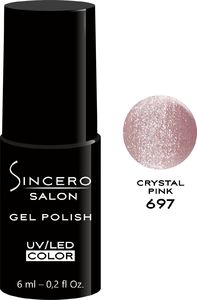 Sincero Salon Lakier hybrydowy Gel Polish UV/LED 697 Crystal Pink 6ml 1