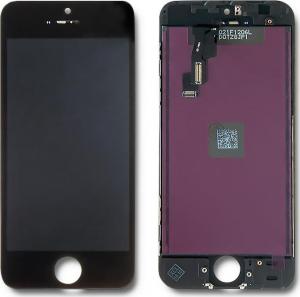 Qoltec Wyświetlacz dotykowy LCD do iPhone 5C, ramka czarna 1