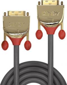 Kabel Lindy DVI-D - DVI-D 20m złoty (36217) 2