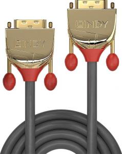 Kabel Lindy DVI-D - DVI-D 2m złoty (36202) 2