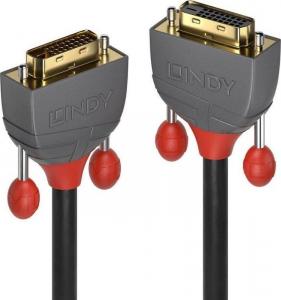 Kabel Lindy DVI-D - DVI-D 2m szary (36232) 1