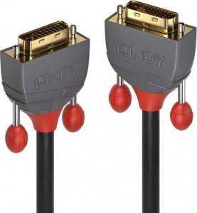 Kabel Lindy DVI-D - DVI-D 5m szary (36224) 1