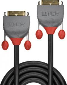 Kabel Lindy DVI-D - DVI-D 5m szary (36224) 2