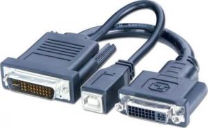 Lindy Kabel DVI + USB - M1 DA, 20 cm (41229) 1