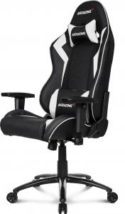 Fotel AKRacing Core SX Czarno-biały (AK-SX-WT) 2