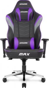 Fotel AKRacing Master MAX czarno-fioletowy (AK-MAX-IN) 1